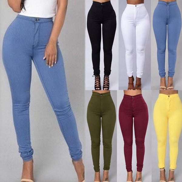 Fashion Women  Skinny Pencil Pants Slim Jeans