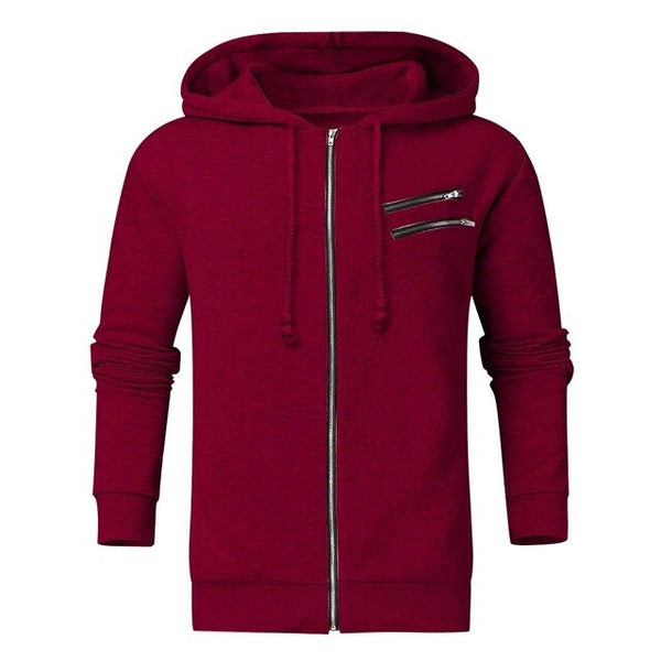 Men Hoodies Solid Hooded