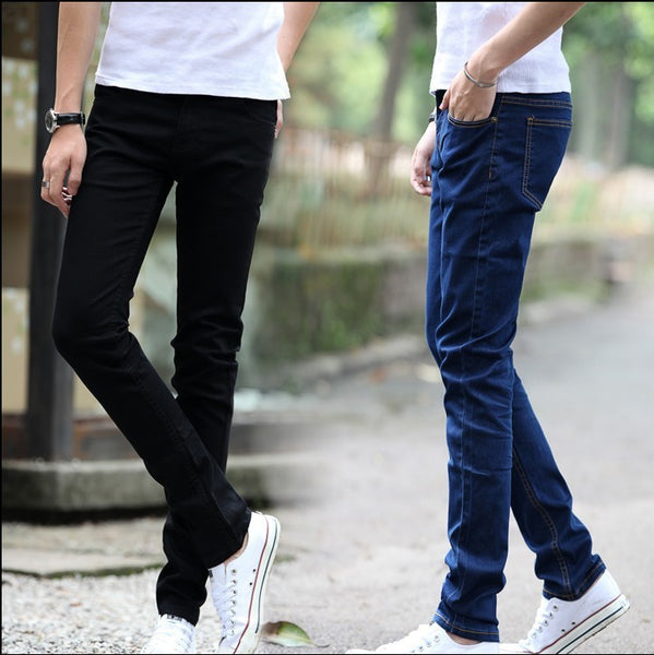 Men Elastic Force Jeans Man