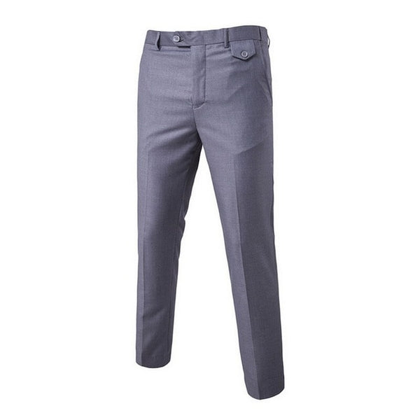 Pants Men Flat Slim