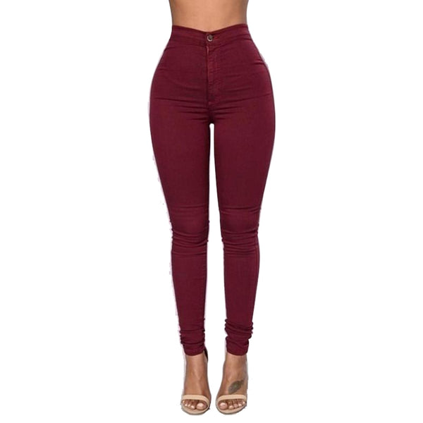 Fashion Women  Skinny Pencil Pants Slim Jeans