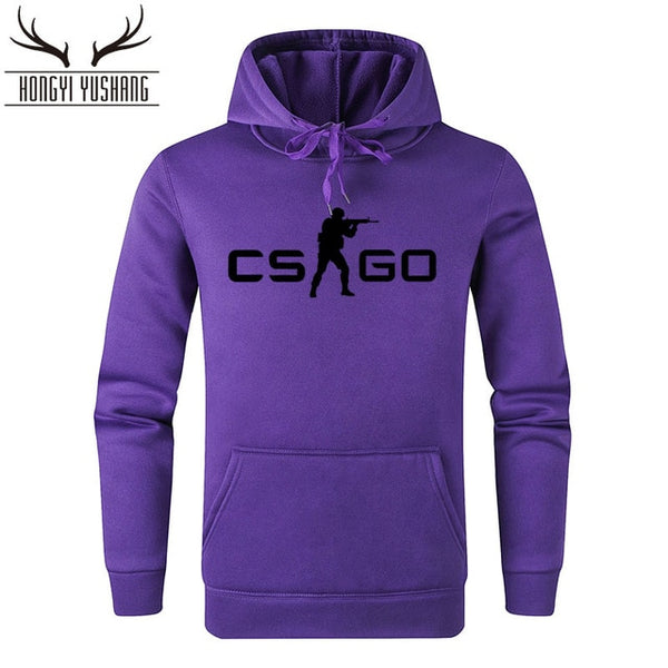 Autumn Winter  Men Game Print Sweatshirts