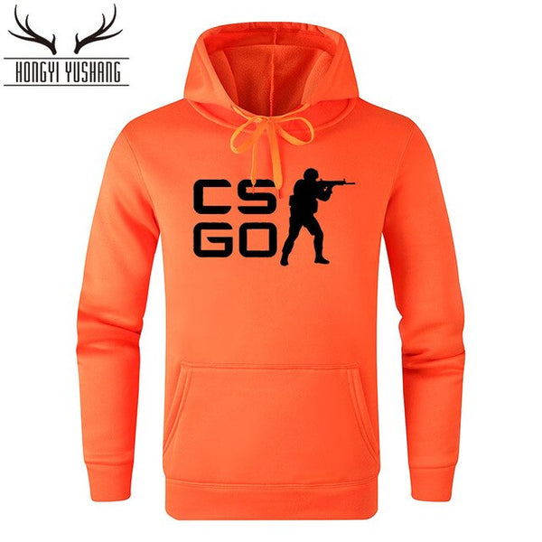 Autumn Winter  Men Game Print Sweatshirts