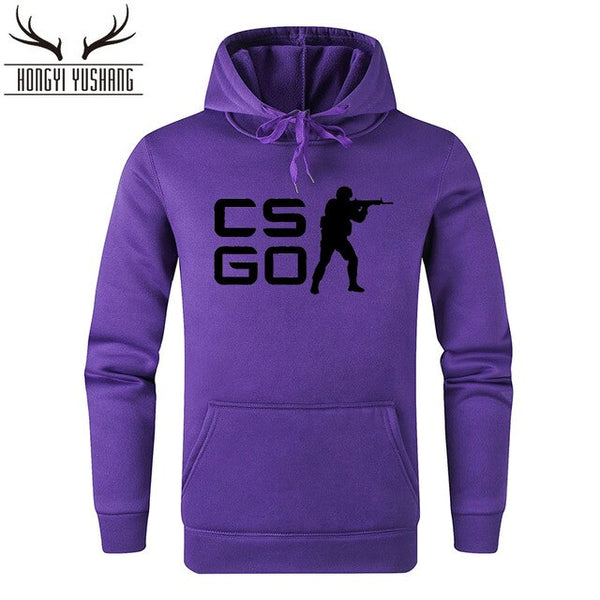 Autumn Winter  Men Game Print Sweatshirts