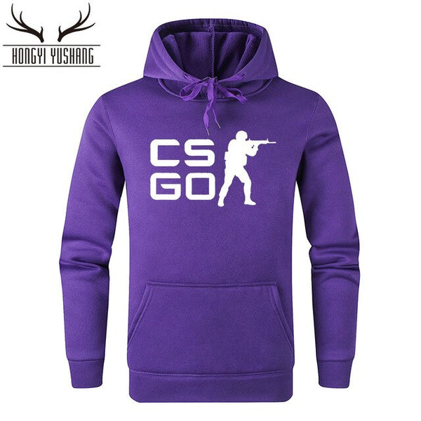 Autumn Winter  Men Game Print Sweatshirts