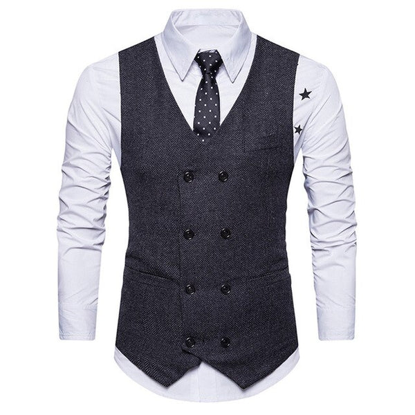 Mens Suit Vest Formal