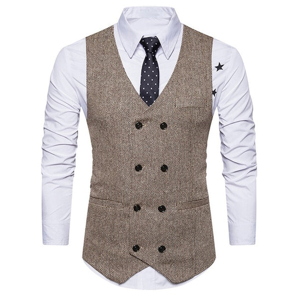 Mens Suit Vest Formal